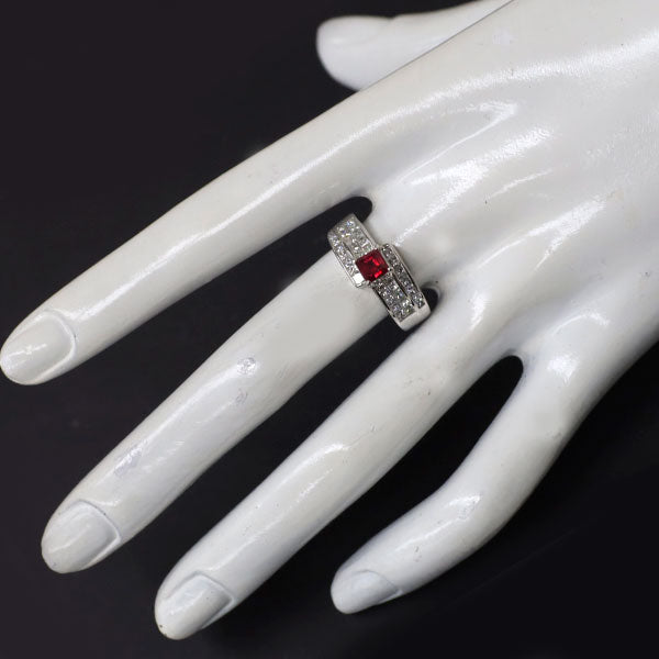 Pt900 ルビー ダイヤモンド リング 0.57ct D1.20ct