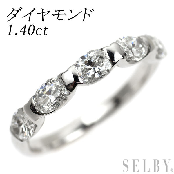 K18WG ダイヤモンド リング 1.40ct