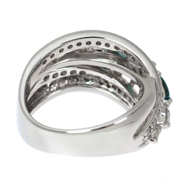 希少 Pt900 アレキサンドライト ダイヤモンド リング 0.85ct D1.02ct