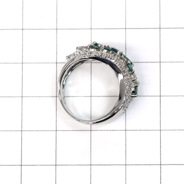 希少 Pt900 アレキサンドライト ダイヤモンド リング 0.85ct D1.02ct