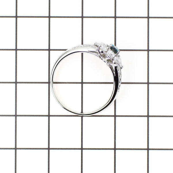 希少 Pt900 アレキサンドライト ダイヤモンド リング 0.31ct D0.80ct