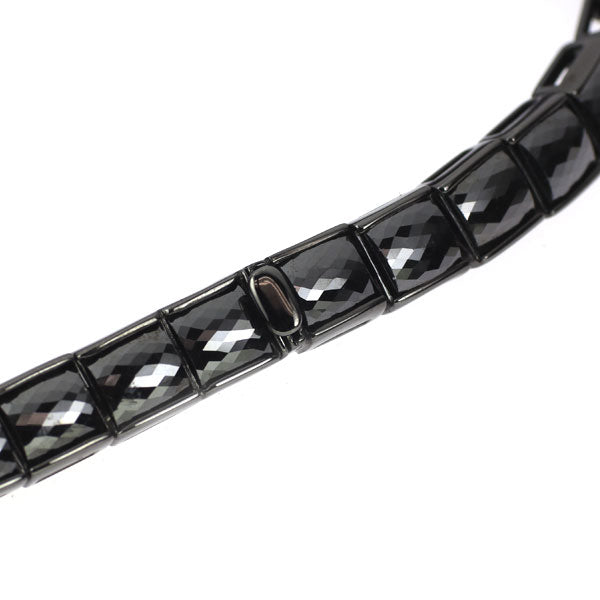 K18WG ブラックダイヤ1.5ct ブレスレット ダイヤ K18WG ブラックダイヤ1.5ct ブレスレット ダイヤ