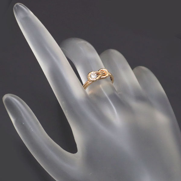 フォーエバーマーク K18PG ダイヤモンド リング 0.19ct エンコルディア