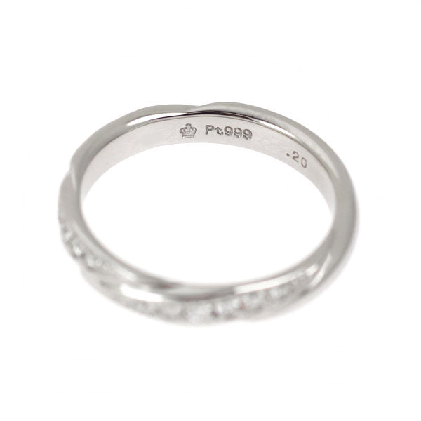 ロイヤルアッシャー Pt999 ダイヤモンド リング 0.20ct ピンキー