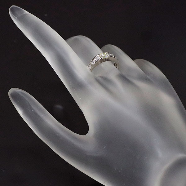 Pt900 102面 リエジュ ダイヤモンド リング 0.314ct VLY VVS2 G/G D0.13ct