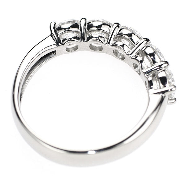 新品 Pt950 最高級ダイヤモンド リング 1.583ct D IF 3EXHC 【エスコレ】 ハーフエタニティ