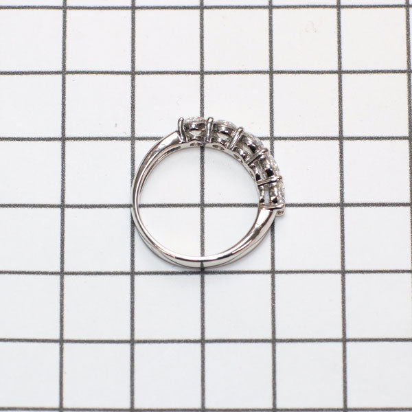 新品 Pt950 最高級ダイヤモンド リング 1.583ct D IF 3EXHC 【エスコレ】 ハーフエタニティ