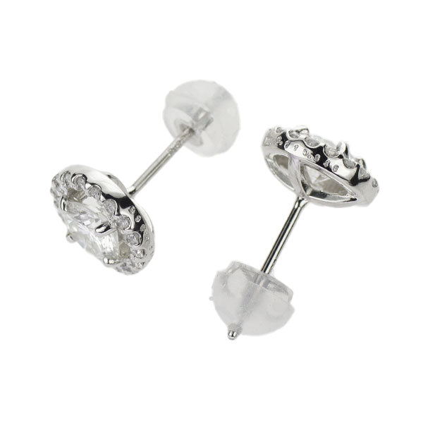 新品 Pt ダイヤモンド ピアス D0.712ct F/H SI2 VG/G D0.22ct【エスコレ】