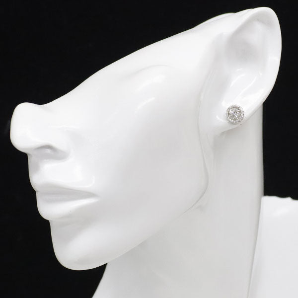 新品 Pt ダイヤモンド ピアス D0.712ct F/H SI2 VG/G D0.22ct【エスコレ】