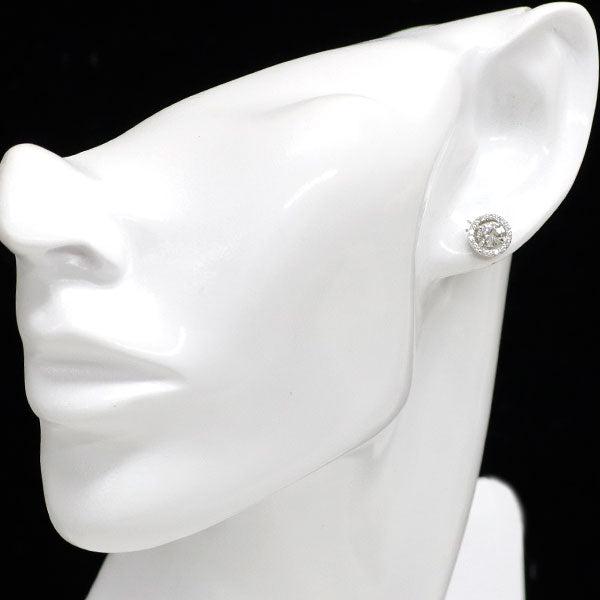 新品 Pt950/ Pt900 ダイヤモンド ピアス 0.681ct F/G SI2 G D0.22ct  