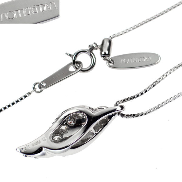 モニッケンダム Pt ダイヤモンド ペンダントネックレス 0.72ct ミルキーウェイ