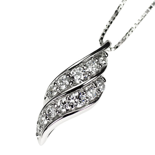 モニッケンダム Pt ダイヤモンド ペンダントネックレス 0.72ct ミルキーウェイ