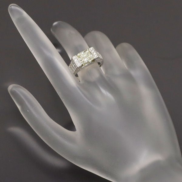 Pt900 ダイヤモンド リング 2.570ct Q to R Range VS2 D1.00ct