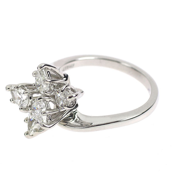 ハリーウィンストン Pt950 ダイヤモンド リング ウィンストン・クラスター スモール