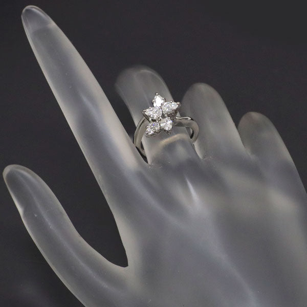 ハリーウィンストン Pt950 ダイヤモンド リング ウィンストン・クラスター スモール