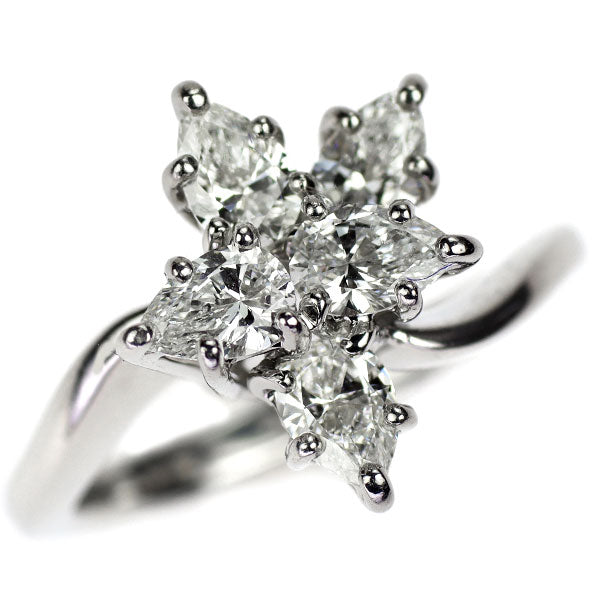 ハリーウィンストン Pt950 ダイヤモンド リング ウィンストン・クラスター スモール