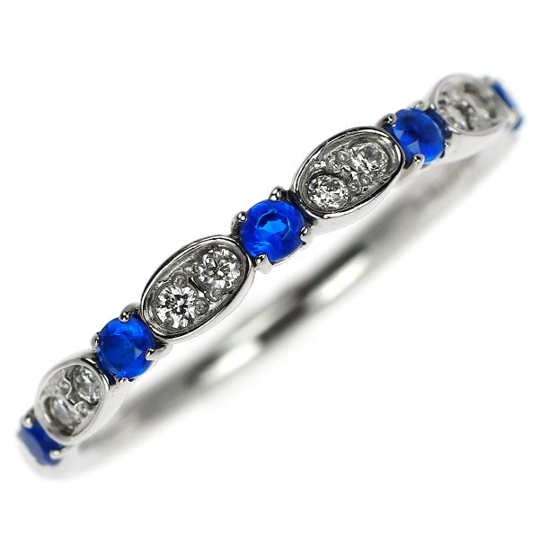Pt900 アウイナイト ダイヤモンド リング 0.17ct D0.10ct