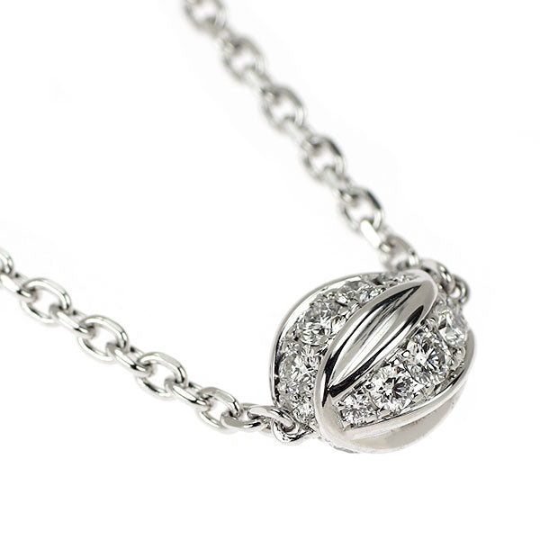 ショーメ K18WG ダイヤモンド ペンダントネックレス リアン セデュクシオン