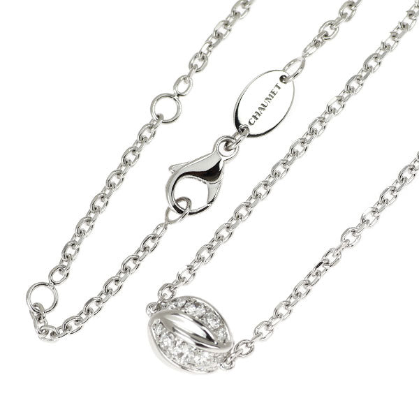 ショーメ K18WG ダイヤモンド ペンダントネックレス リアン セデュクシオン