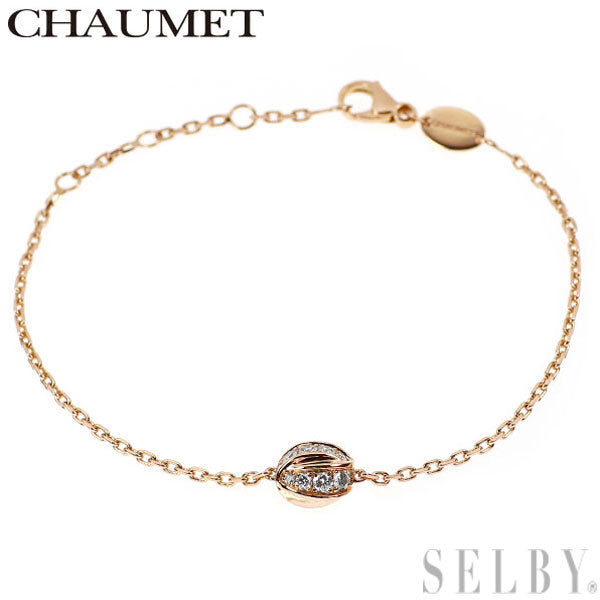 ショーメ K18PG ダイヤモンド ブレスレット リアン セデュクシオン