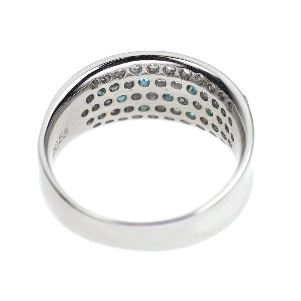 Pt900 パライバトルマリン ダイヤモンド リング 0.15ct D0.58ct