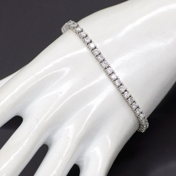 Pt850 ダイヤモンド ブレスレット 5.03ct