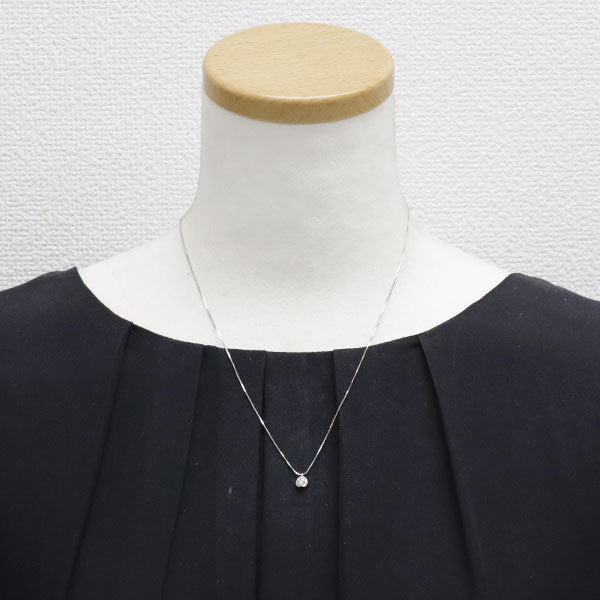 モニッケンダム Pt900/ Pt850 ダイヤモンド ペンダントネックレス 0.21ct G SI2 VG