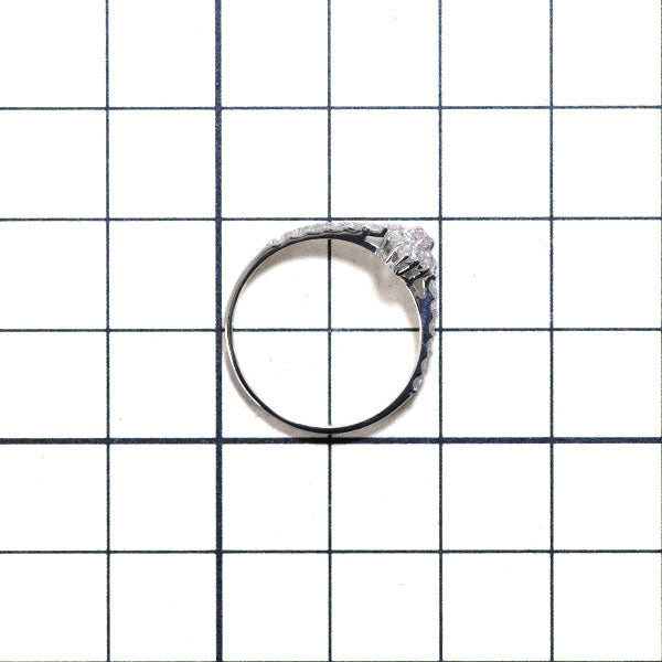 新品 希少 Pt950 ペアシェイプ 天然ピンク ダイヤモンド リング 0.065ct FLPP SI1 D0.35ct