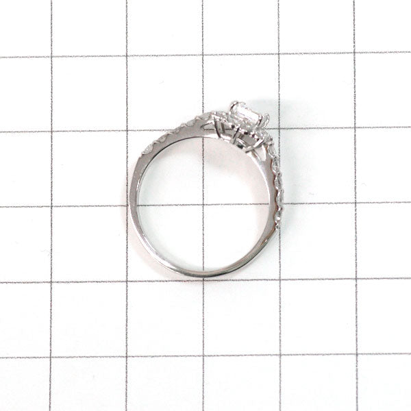新品 Pt950 バケット ダイヤモンド リング 0.574ct E VS2 D0.58ct