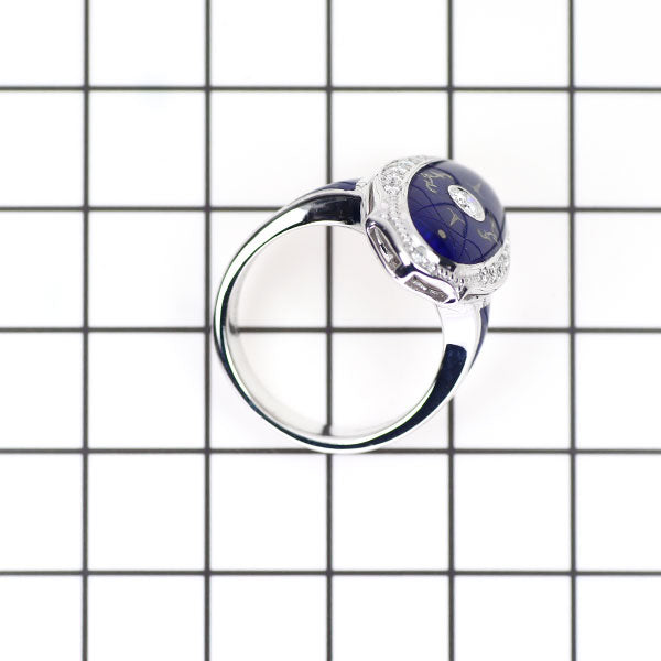 ファベルジェ エナメル/K18WG ダイヤモンド リング 0.22ct 限定モデル