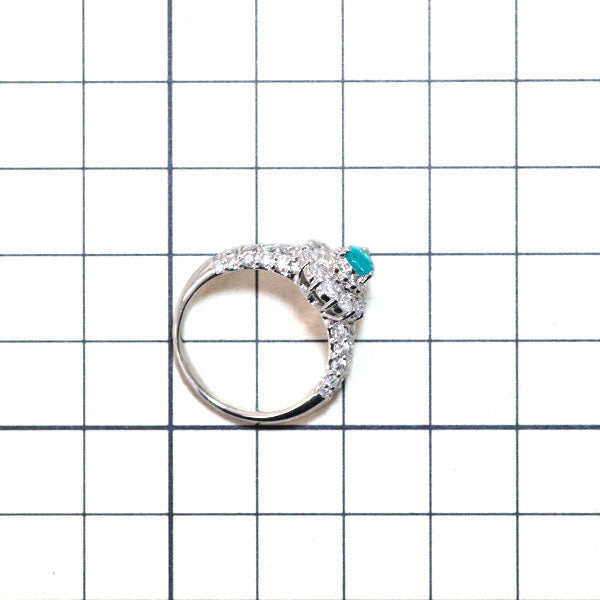 Pt900 パライバトルマリン ダイヤモンド リング 0.48ct D1.32ct