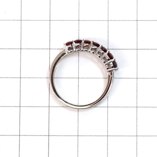 K18WG レッドスピネル リング 1.80ct