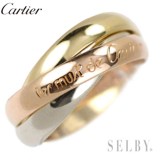 カルティエ K18YG/WG/PG リング トリニティ 50号 — セルビーオンライン