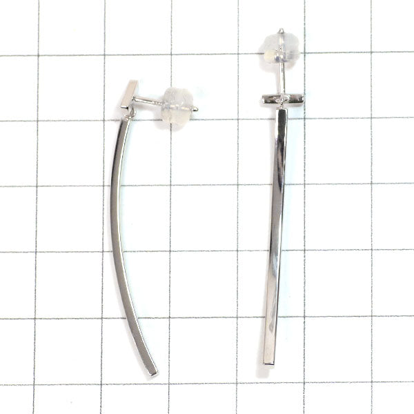 ティファニー K18WG ピアス Tワイヤー バー