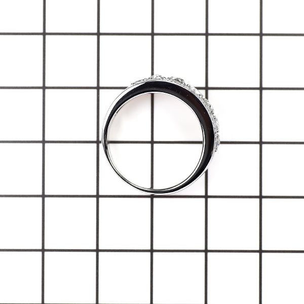 Pt900 ローズカット/ラウンドブリリアントカット ダイヤモンド リング 1.10ct