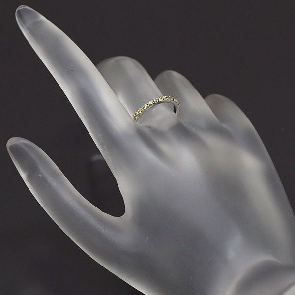 K18WG トリートイエローダイヤモンド リング 0.67ct フルエタニティ