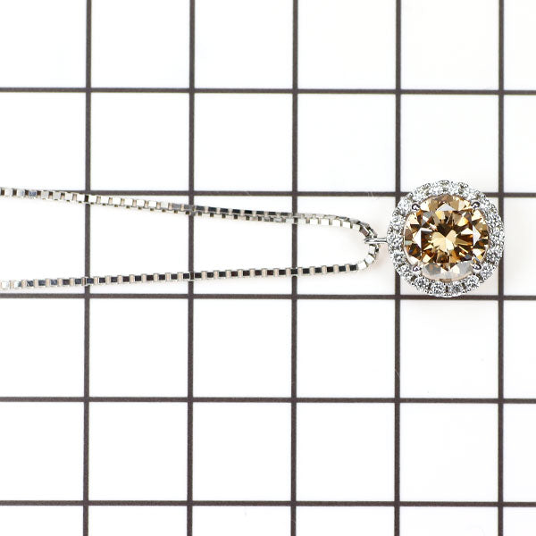 Pt950/ Pt850 ダイヤモンド ペンダントネックレス 2.006ct D0.22ct