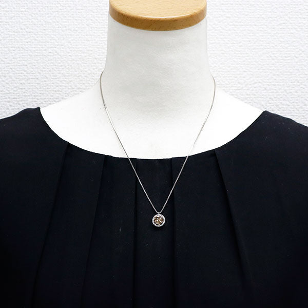 Pt950/ Pt850 ダイヤモンド ペンダントネックレス 2.006ct D0.22ct