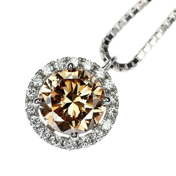 Pt950/ Pt850 ダイヤモンド ペンダントネックレス 2.006ct D0.22ct
