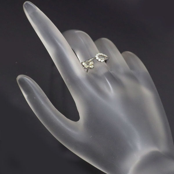 小寺智子 Pt900 ダイヤモンド リング 0.43ct 蝶