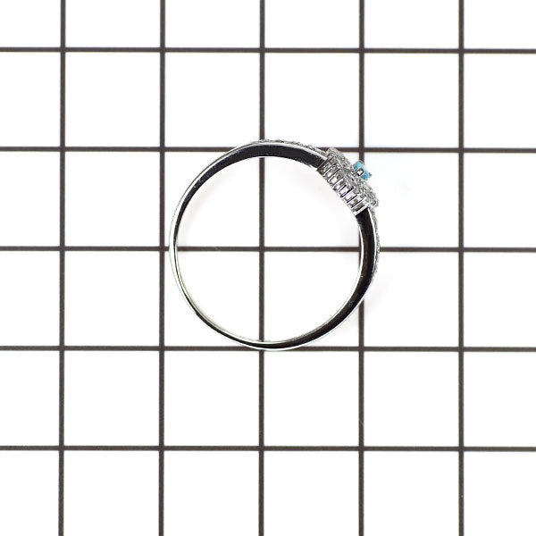 希少 Pt950 ペアシェイプパライバ トルマリン ダイヤモンド リング 0.06ct D0.28ct