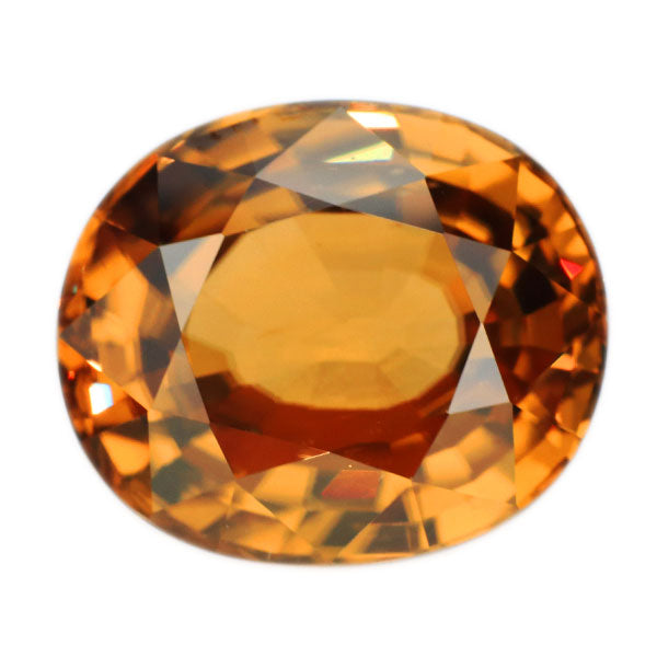 新品 ゴールデンカラージルコン ルース 13.357ct 希少石 レアストーン【エスコレ】