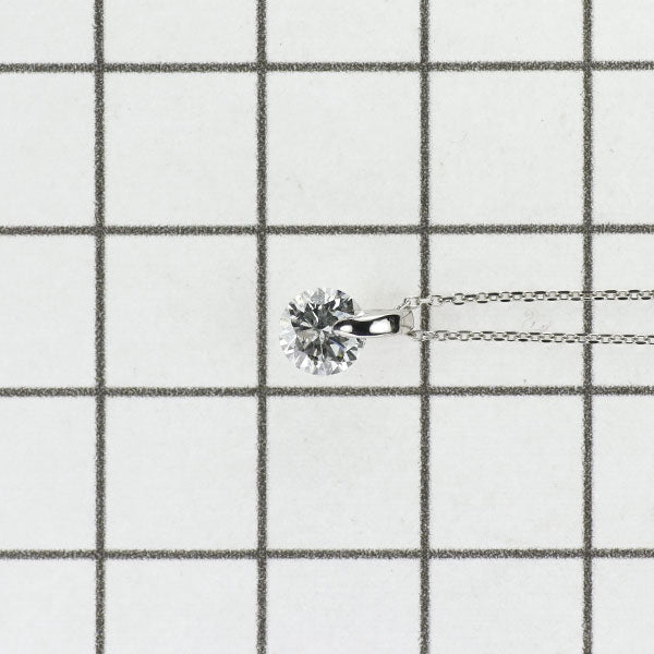 新品 Pt ダイヤモンド ペンダントネックレス 0.574ct G SI2 G 1点留め【エスコレ】