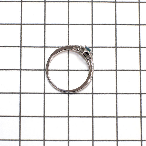 新品 Pt950 タンザニア産ラグーンカラーコーネルピン ダイヤモンド リング 0.301ct D0.56ct【エスコレ】希少宝石品質
