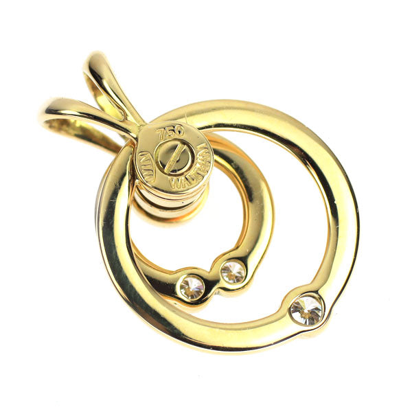 ウォルサム K18YG ダイヤモンド ペンダントトップ