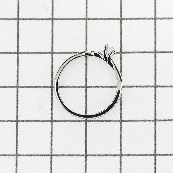 俄 Pt950 ダイヤモンド リング 0.226ct E VS2 3EXHC 唐花