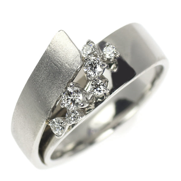 ラッセル Pt950 ダイヤモンド リング 0.24ct ブーケ
