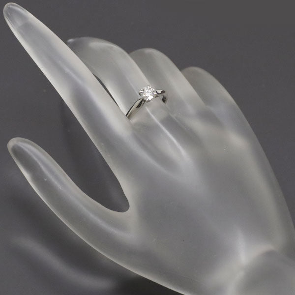 ミキモト Pt950 ダイヤモンド リング 0.52ct F VS1 VG ミキモト Pt950 ダイヤモンド リング 0.52ct F VS1 VG