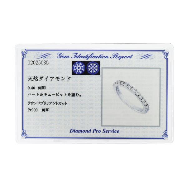 GINZA TANAKA Pt900 ダイヤモンド リング 0.40ct