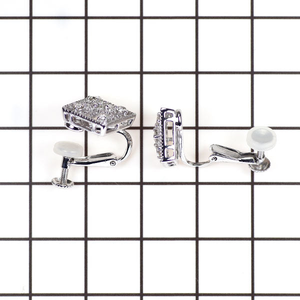 K14WG/ Pt900 ダイヤモンド イヤリング 0.40ct